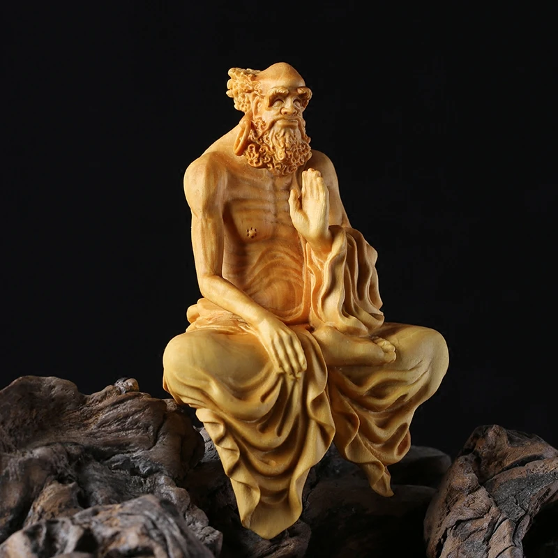 11cm Historical zen garden Wooden Dharma statue wooden Chinese doll Tea set decoration gift home miniature figurines
11cm Historical zen garden Wooden Dharma statue wooden Chinese doll Tea set decoration gift home miniature figurines