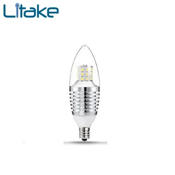 Litake LED E12 Candelabra Bulb 7W Warm White LED Candle Bulb110V LED Bulb Lights Non-dimmable Torpedo ShapeThread
Litake LED E12 Candelabra Bulb 7W Warm White LED Candle Bulb110V LED Bulb Lights Non-dimmable Torpedo ShapeThread