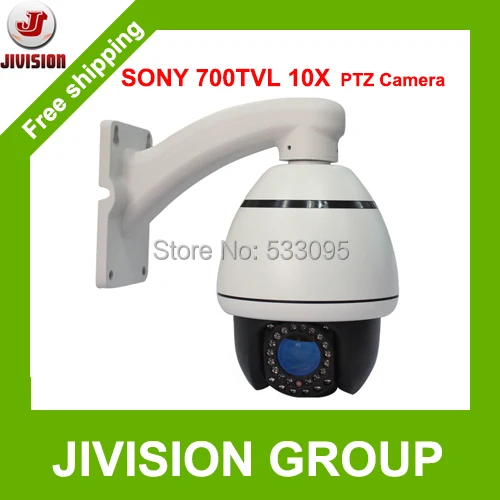 10X 700TVL SONY CCD мини камера PTZ 30 шт. ИК LED wall потолочный кронштейн монтаж