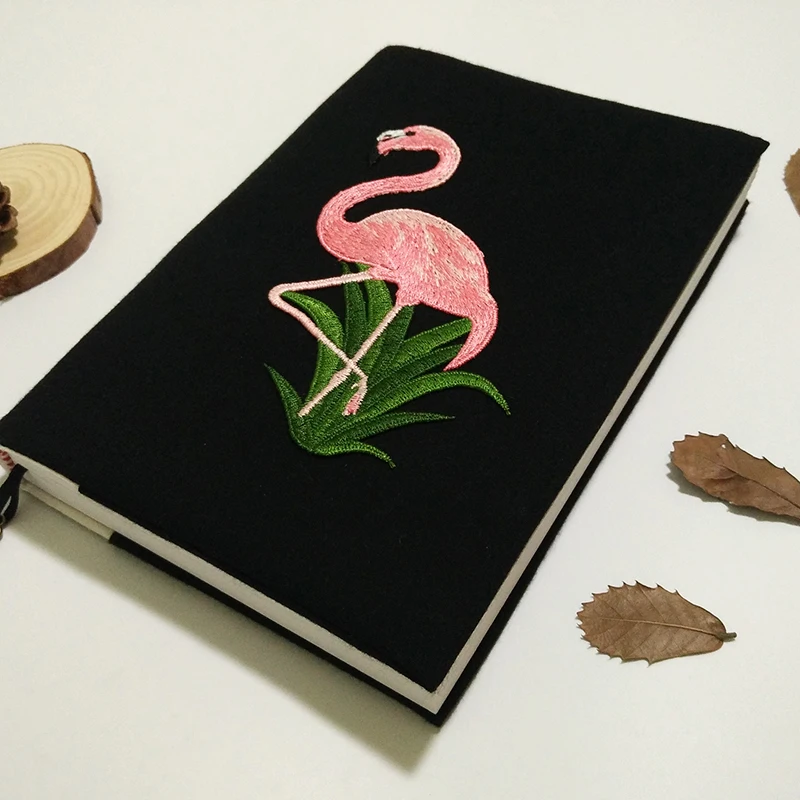 A5 Embroidery Flamingo Canvas Cover Notebook Cute Journal Diary Book Stationery School Office Supplies Xmas Gift for Girls Boys
A5 Embroidery Flamingo Canvas Cover Notebook Cute Journal Diary Book Stationery School Office Supplies Xmas Gift for Girls Boys