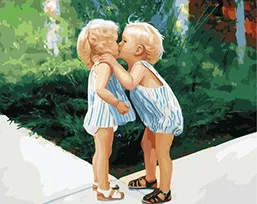 MaHuaf-W327 kissing child Hot Selling Framed Picture Acrylic Oil Painting By Numbers For Living Room 4050
MaHuaf-W327 kissing child Hot Selling Framed Picture Acrylic Oil Painting By Numbers For Living Room 4050