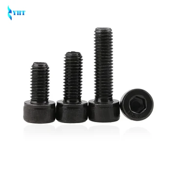DIN912 Metric Thread Screws M2 M2.5 M3 M4 M5 M6 M8 Black Grade 12.9 Alloy Steel Hex Socket Head Cap Screw Bolts 3 4 5 6 8 10 MM 
DIN912 Metric Thread Screws M2 M2.5 M3 M4 M5 M6 M8 Black Grade 12.9 Alloy Steel Hex Socket Head Cap Screw Bolts 3 4 5 6 8 10 MM
