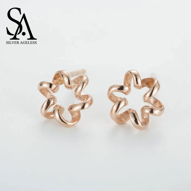 SILVER AGELESS 14K Yellow Gold Stud Earrings for Women Fine Jewelry 2017 New Arrival
SILVER AGELESS 14K Yellow Gold Stud Earrings for Women Fine Jewelry 2017 New Arrival