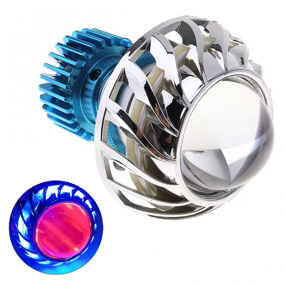 2.5 Inch Durable 18W 2200LM Mini Aluminium Alloy LED Lens Motorcycle Headlight Angel Eye + Evil Eye with Double Beam
2.5 Inch Durable 18W 2200LM Mini Aluminium Alloy LED Lens Motorcycle Headlight Angel Eye + Evil Eye with Double Beam