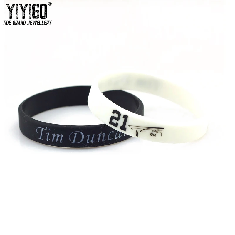 1Pieces Collector's Edition Spurs Tim Duncan No.21 Signature Silicone Bracelets Men Student Lovers' Basketball Sporty Wristband
1Pieces Collector's Edition Spurs Tim Duncan No.21 Signature Silicone Bracelets Men Student Lovers' Basketball Sporty Wristband