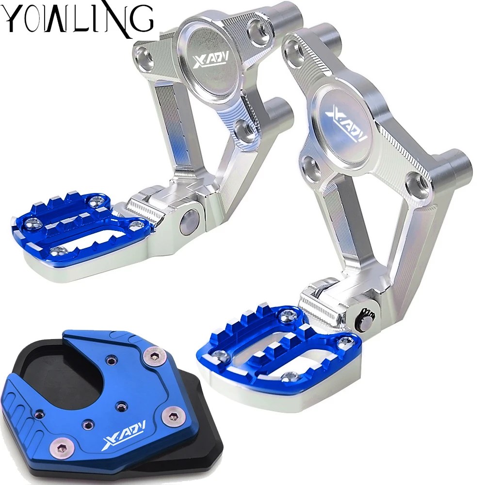 Motorcycle CNC Folding Rear Foot Pegs Footrest Passenger and Side stand Extension stand enlarge For HONDA XADV X ADV 2017 2018
Motorcycle CNC Folding Rear Foot Pegs Footrest Passenger and Side stand Extension stand enlarge For HONDA XADV X ADV 2017 2018