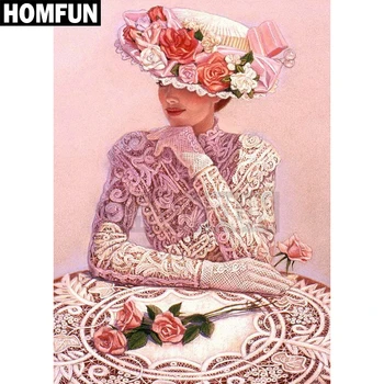HOMFUN Full Square/Round Drill 5D DIY Diamond Painting "Flower lace beauty" Embroidery Cross Stitch 3D Home Decor Gift A00165
HOMFUN Full Square/Round Drill 5D DIY Diamond Painting "Flower lace beauty" Embroidery Cross Stitch 3D Home Decor Gift A00165