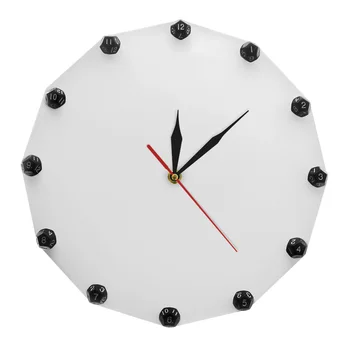 1Piece 12 SIDED Black DICE Wall Clock Acrylic Home Decor Round Clock Handmade Gift For Party Game Vintage Hanging Wall Art Clock
1Piece 12 SIDED Black DICE Wall Clock Acrylic Home Decor Round Clock Handmade Gift For Party Game Vintage Hanging Wall Art Clock