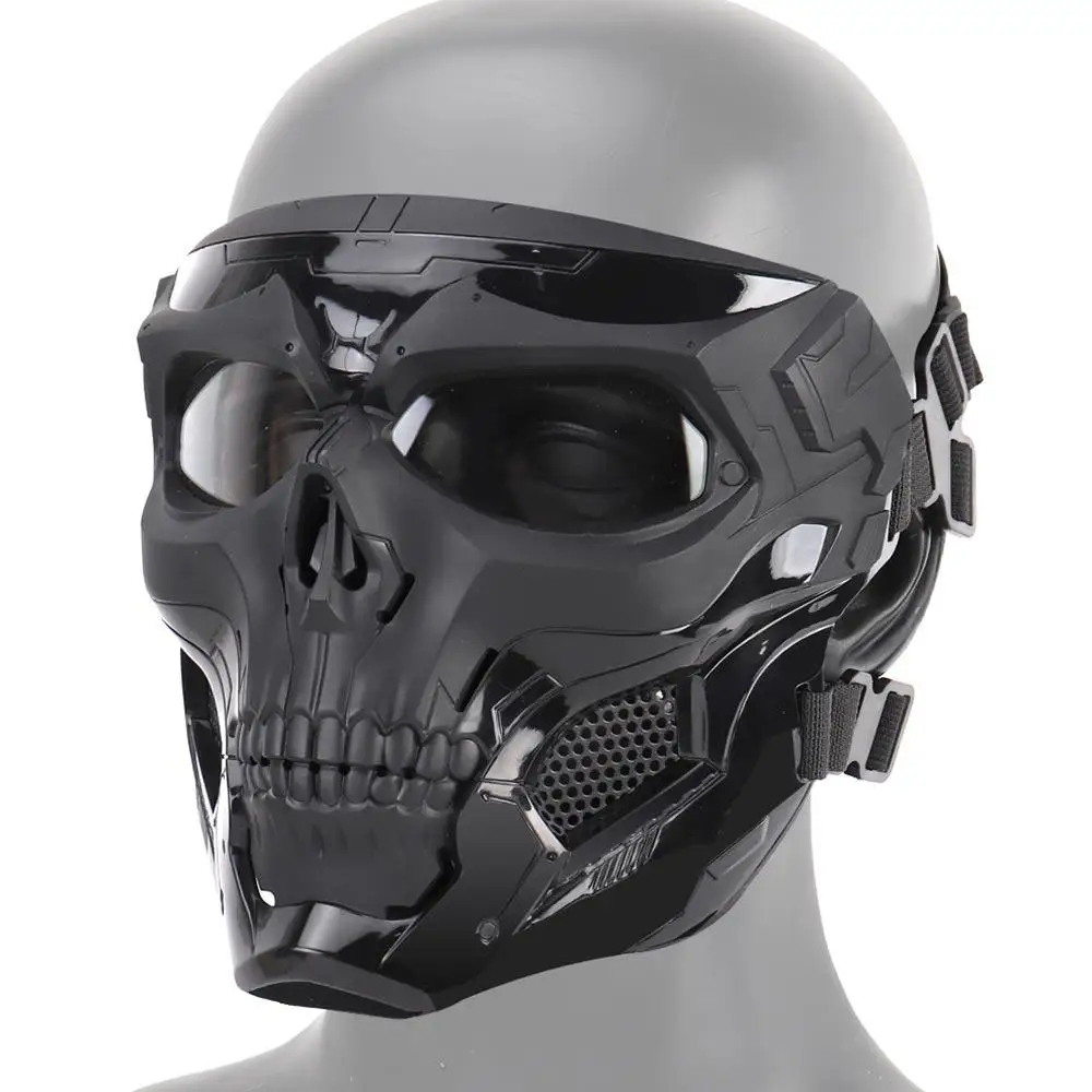 New Skull Tactical Face Mask Outdoor Cycling Helmet Mask Horror CS Halloween Cosplay Props for Masquerade Party Decor Men& Women
New Skull Tactical Face Mask Outdoor Cycling Helmet Mask Horror CS Halloween Cosplay Props for Masquerade Party Decor Men& Women
