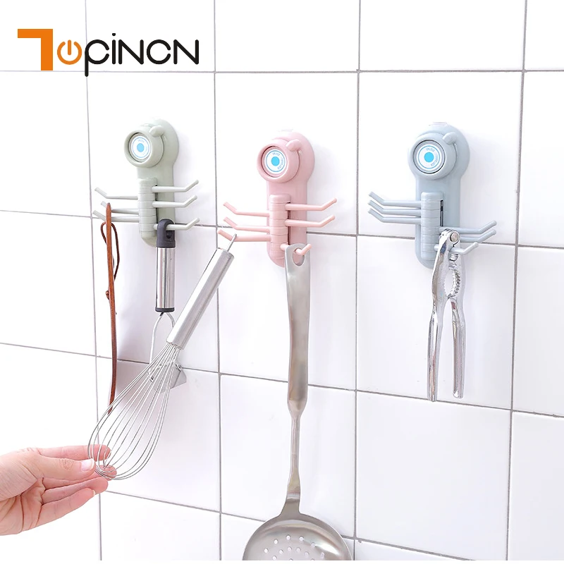 Adjustable Wall Vacuum Suction Cup Hook Bathroom Kitchen Organizer Storage Hook Plastic Rotating 6 Hanger Hook Key Holder
Adjustable Wall Vacuum Suction Cup Hook Bathroom Kitchen Organizer Storage Hook Plastic Rotating 6 Hanger Hook Key Holder