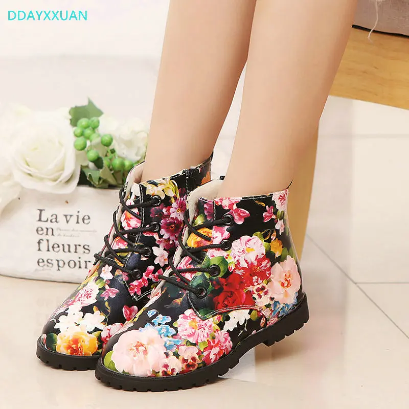 Girls Boots Winter Shoes Flower Printing for Girl Plush Boots Kids AnkleSnow Boot Shoes Zipper Anti-skid Warming Shoes EU 21-36
Girls Boots Winter Shoes Flower Printing for Girl Plush Boots Kids AnkleSnow Boot Shoes Zipper Anti-skid Warming Shoes EU 21-36