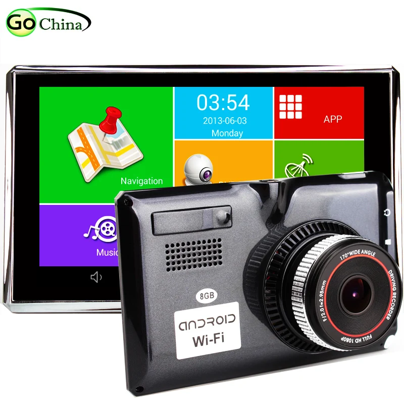 iaotuGo 5" Capacitive Android GPS DVR Car Navigator Recorder Quad Core 512M 8G HD 1080P AVIN Bluetooth Wifi Tuck Maps
iaotuGo 5" Capacitive Android GPS DVR Car Navigator Recorder Quad Core 512M 8G HD 1080P AVIN Bluetooth Wifi Tuck Maps