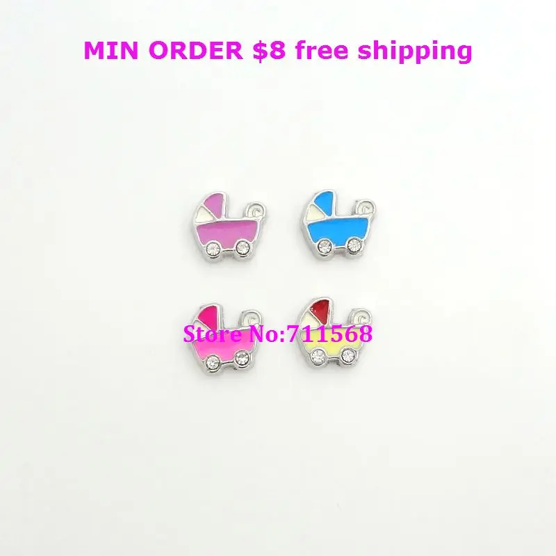 10pcs Purple/Blue/Pink/Yellow Baby Buggy with Crystal Floating Charms Baby Stroller Carriage Charms For DIY Floating Locket Pend
10pcs Purple/Blue/Pink/Yellow Baby Buggy with Crystal Floating Charms Baby Stroller Carriage Charms For DIY Floating Locket Pend
