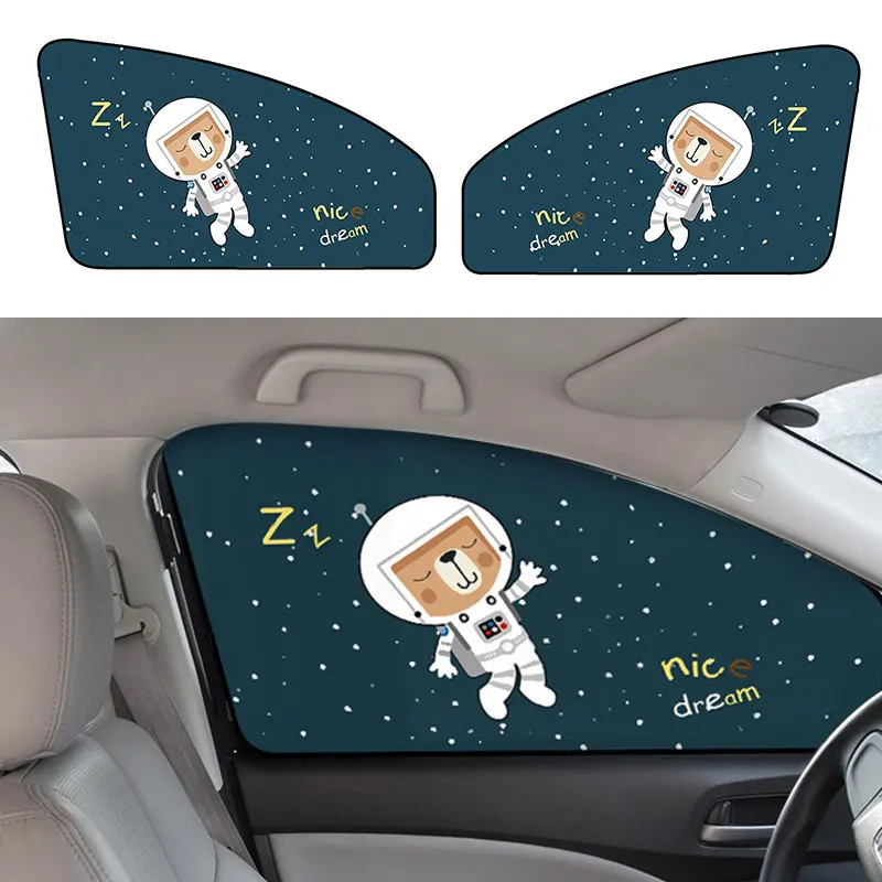 Vehemo Cartoon Astronaut Car Curtain Car Sun Block Sunscreen Durable Magnetic Water-Proof Window Shade Visor Heat-Proof
Vehemo Cartoon Astronaut Car Curtain Car Sun Block Sunscreen Durable Magnetic Water-Proof Window Shade Visor Heat-Proof