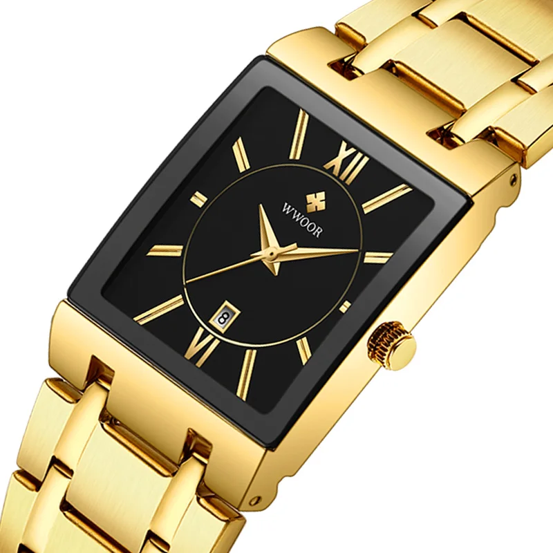 WWOOR Mens Brand Luxury Casual Sport Watch Stainless Steel Calendar Simple Clock Wristwatch Men 30M Waterproof Business Watches
WWOOR Mens Brand Luxury Casual Sport Watch Stainless Steel Calendar Simple Clock Wristwatch Men 30M Waterproof Business Watches