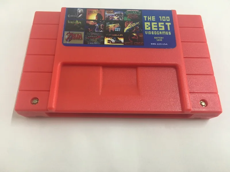 100 in 1 Video Game 16 bit Cartridge Compilations English Language US Version For NTSC Game Player(Can Battery Save)
100 in 1 Video Game 16 bit Cartridge Compilations English Language US Version For NTSC Game Player(Can Battery Save)
