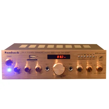 TAV-500BT supports lossless audio format 220V 300W+300W 2.0 USB SD card Bluetooth remote control home audio amplifier
TAV-500BT supports lossless audio format 220V 300W+300W 2.0 USB SD card Bluetooth remote control home audio amplifier