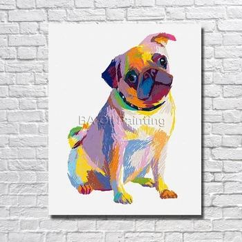High Quality Free Shipping Handpainted Oil Painting On Canvas Dog Oil Painting Abstract Modern Canvas Wall Art no Frame
High Quality Free Shipping Handpainted Oil Painting On Canvas Dog Oil Painting Abstract Modern Canvas Wall Art no Frame