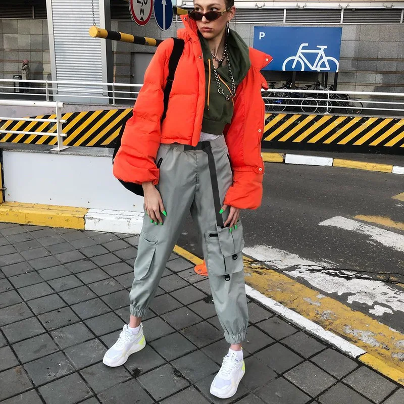 Shestyle Belt Pockets Loose Casual Gray Jogger Pants Women Summer Autumn 2019 Elastic Waist Cargo Pant Female Hip Hop Trousers
Shestyle Belt Pockets Loose Casual Gray Jogger Pants Women Summer Autumn 2019 Elastic Waist Cargo Pant Female Hip Hop Trousers
