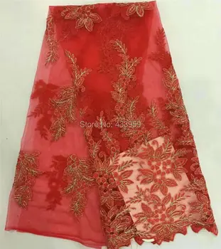A3A3 Cheap Price Free shipping! Hot selling Latest Dubai Lace High Quality African Tulle french Lace Fabric Red With Gold Thread
A3A3 Cheap Price Free shipping! Hot selling Latest Dubai Lace High Quality African Tulle french Lace Fabric Red With Gold Thread