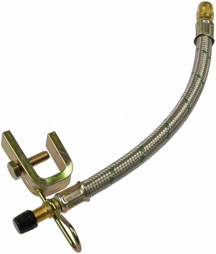 8" 200mm Stainless Steel Mesh Wrapped Flexible Braided Metal Tire Valve Extensions+clamp/holder for Trucks, bus RVs Duallies
8" 200mm Stainless Steel Mesh Wrapped Flexible Braided Metal Tire Valve Extensions+clamp/holder for Trucks, bus RVs Duallies