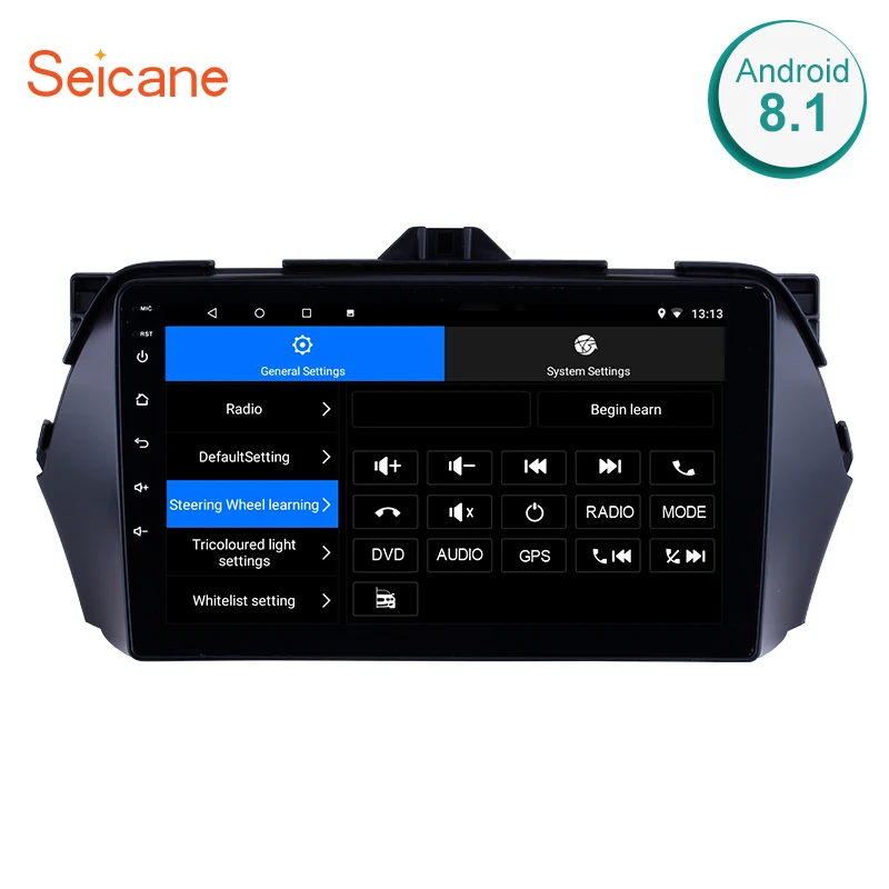 Seicane HD touchscreen Android 8.1 GPS Navigation System 9 Inch for 2016 Suzuki Alivio Bluetooth Radio Remote multimedia player
Seicane HD touchscreen Android 8.1 GPS Navigation System 9 Inch for 2016 Suzuki Alivio Bluetooth Radio Remote multimedia player