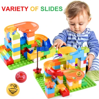 55-76 PCS Building Blocks Marble Race Run Maze Balls Track Funnel Slide Accessories Figures Bricks Compatible With Brands
55-76 PCS Building Blocks Marble Race Run Maze Balls Track Funnel Slide Accessories Figures Bricks Compatible With Brands