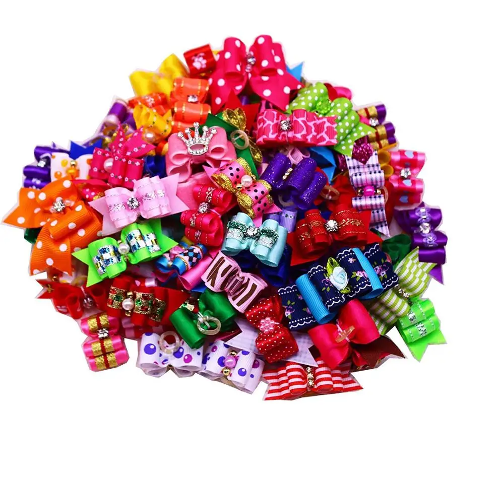 20pcs/50ppcs/100pcs Lot Pet Grooming Accessories Products Dog Bow Hair Little Flower Bows with Rubber Band For Dogs Charms Gift
20pcs/50ppcs/100pcs Lot Pet Grooming Accessories Products Dog Bow Hair Little Flower Bows with Rubber Band For Dogs Charms Gift