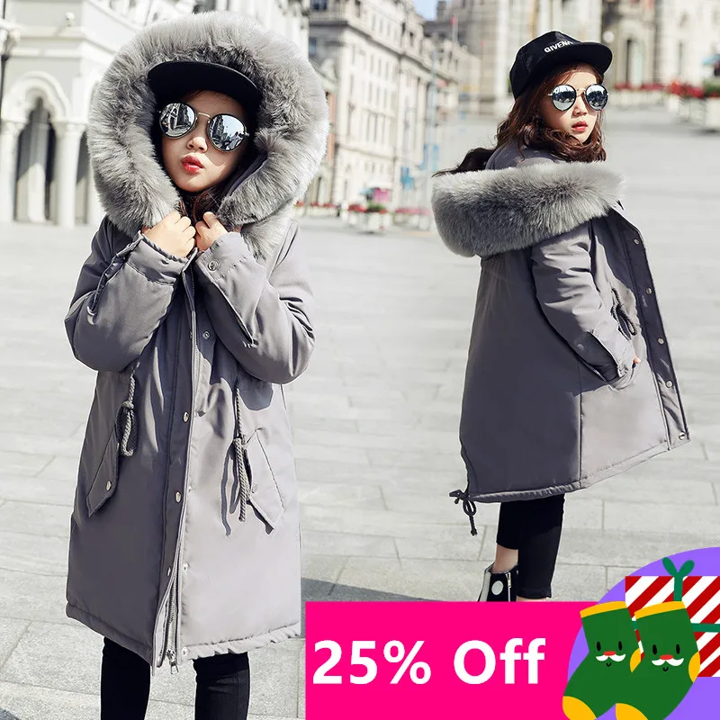Girls Long Big Fur Collar Thickened Jackets Children Winter Outdoor Hooded Warm Windbreakers Kids Casual Slim Outerwear & Coats
Girls Long Big Fur Collar Thickened Jackets Children Winter Outdoor Hooded Warm Windbreakers Kids Casual Slim Outerwear & Coats