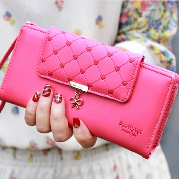 Candy Color Long Heart Women Wallet And Purse Metal Bow Wallets Card Holder Carteira Feminina
Candy Color Long Heart Women Wallet And Purse Metal Bow Wallets Card Holder Carteira Feminina