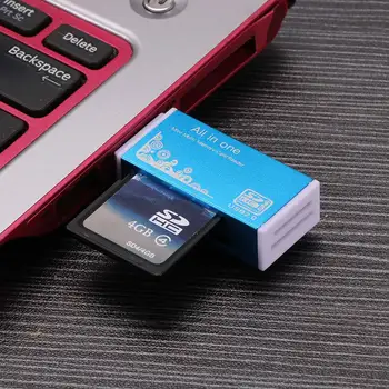 PRO Duo Memory Card Reader Adapter 4 In 1 USB 2.0 Micro SD/TF SDHC Mini Card Reader Color Random Mini Card Reader
PRO Duo Memory Card Reader Adapter 4 In 1 USB 2.0 Micro SD/TF SDHC Mini Card Reader Color Random Mini Card Reader
