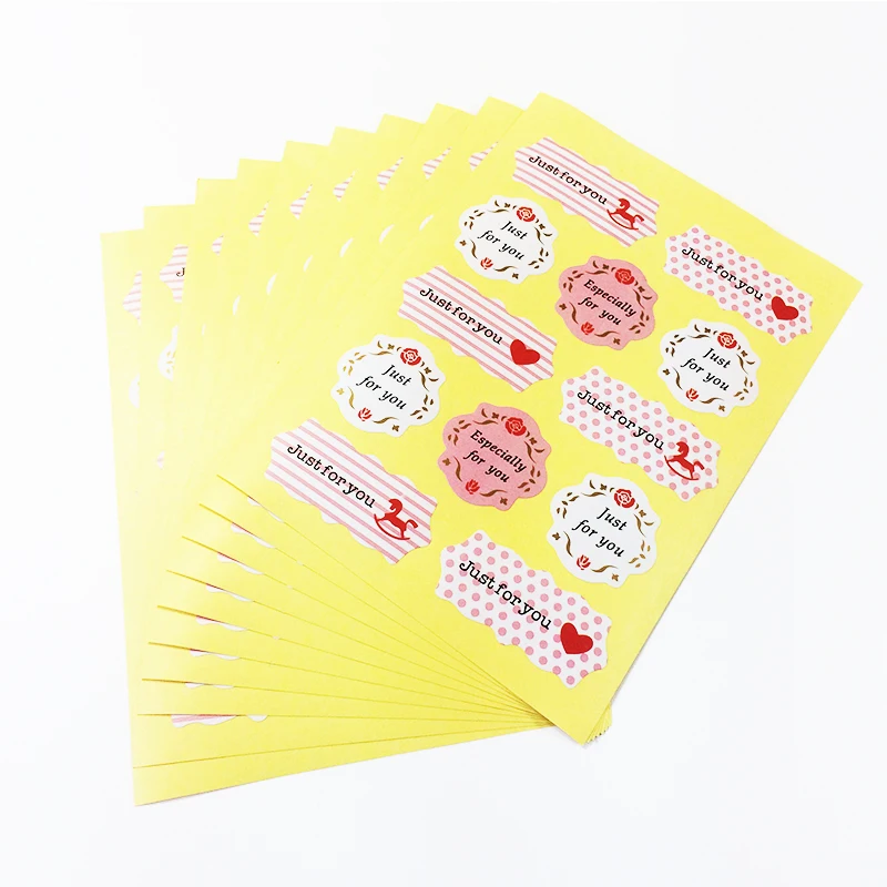120 Pcs/lot 'Just for you' Pink&White Color Stickers DIY Hand Made For Gift Cake Baking Sealing Sticker
120 Pcs/lot 'Just for you' Pink&White Color Stickers DIY Hand Made For Gift Cake Baking Sealing Sticker