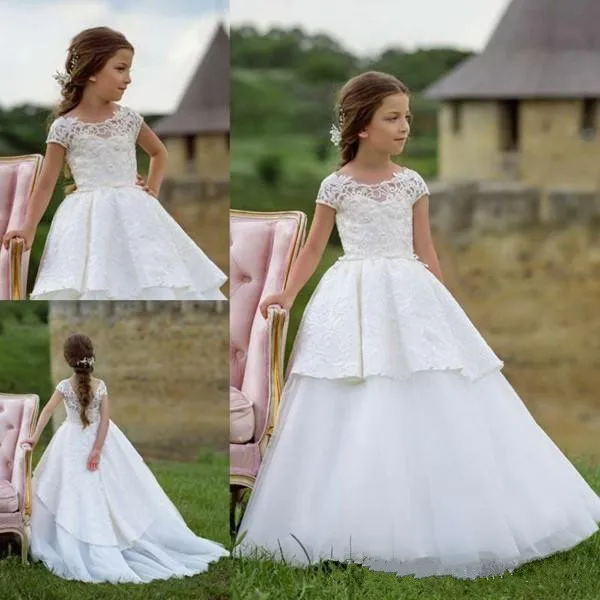 High Quality Customized White Lace Flower Girls Dresses for Wedding O Neck Satin Tulle Girls Birthday Pageant Gown Any Size
High Quality Customized White Lace Flower Girls Dresses for Wedding O Neck Satin Tulle Girls Birthday Pageant Gown Any Size