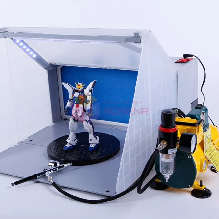 110V/220V Portable Hobby Airbrush Paint Spray Booth Kit Exhaust Filter Extractor Set Model Crafts Figurines
110V/220V Portable Hobby Airbrush Paint Spray Booth Kit Exhaust Filter Extractor Set Model Crafts Figurines