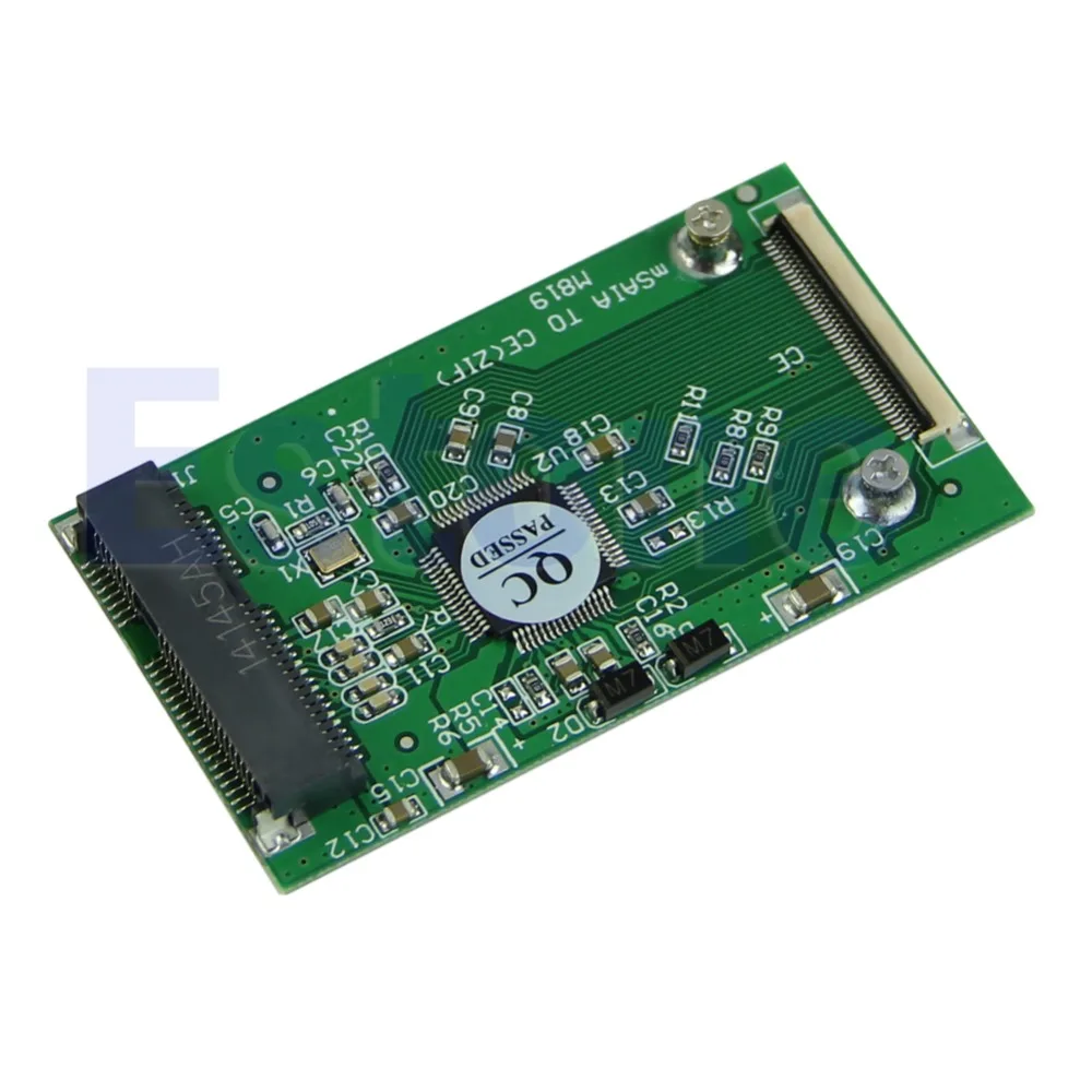 1PC NEW mSATA PCI-E SSD to 40pin ZIF CE Cable Adapter Card HOT