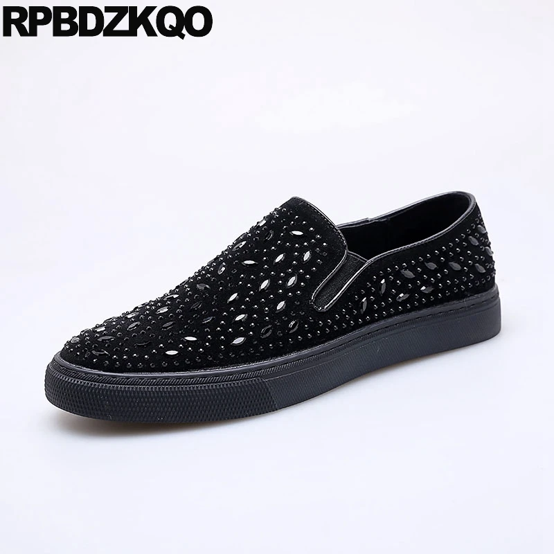 slip on sneakers stud trainers skate rubber sole new black suede leather men shoes height increase british style elevator rivet
slip on sneakers stud trainers skate rubber sole new black suede leather men shoes height increase british style elevator rivet