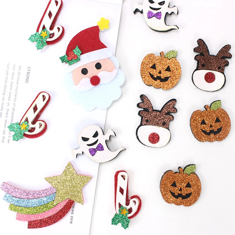 100pcs Non-woven Santa Claus Christmas Tree Decorations Pumpkin Gift Bags/Cups Self-adhesive Stickers Halloween Party Decoration
100pcs Non-woven Santa Claus Christmas Tree Decorations Pumpkin Gift Bags/Cups Self-adhesive Stickers Halloween Party Decoration