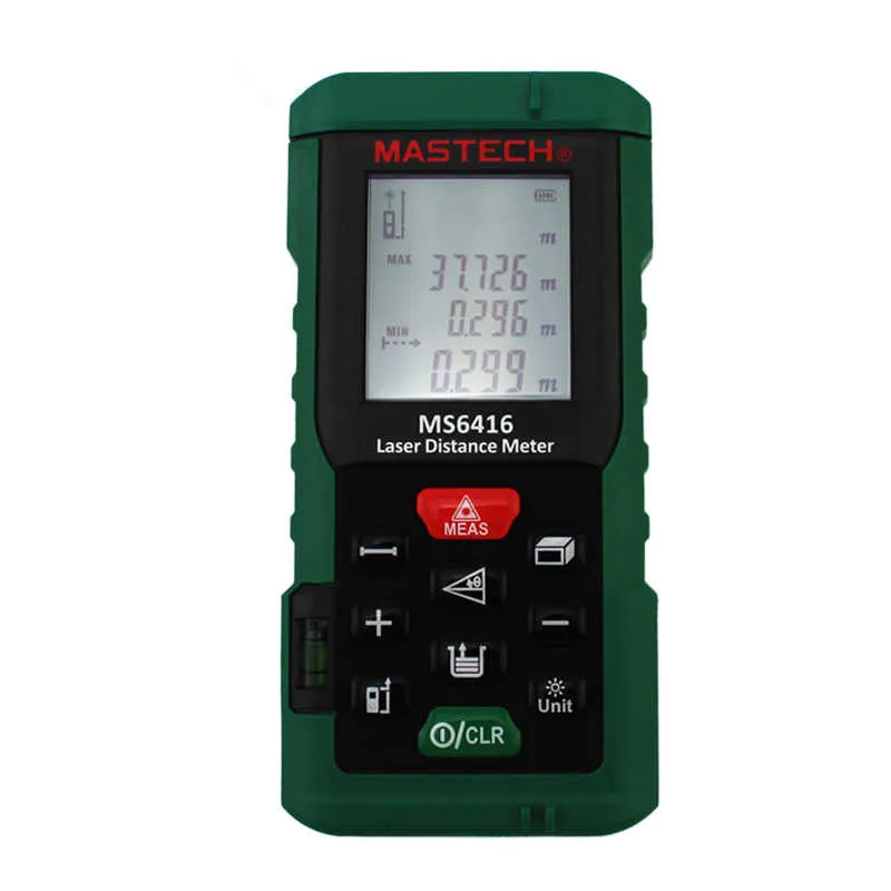 Original MASTECH MS6416 60m Laser Distance Meter Rangefinder Tape Measure Level Tool
Original MASTECH MS6416 60m Laser Distance Meter Rangefinder Tape Measure Level Tool