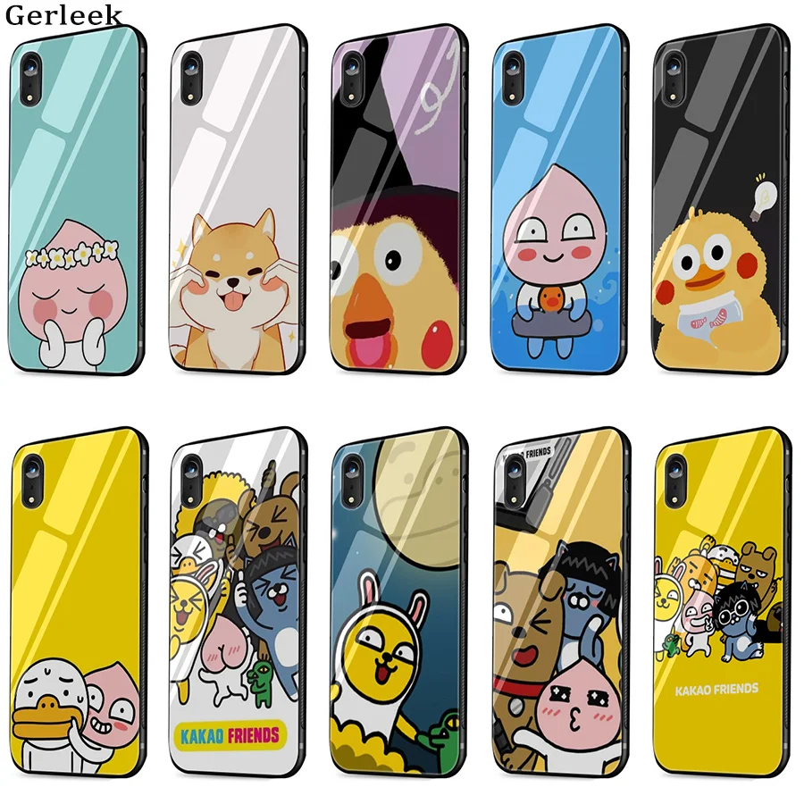 Phone Case Tempered Glass Korean Cartoon Funny Cocoa Friend Cover For iPhone 5 5S SE 6 6s 7 8 Plus X XS XR Max Shell
Phone Case Tempered Glass Korean Cartoon Funny Cocoa Friend Cover For iPhone 5 5S SE 6 6s 7 8 Plus X XS XR Max Shell