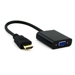 HDMI Male to VGA RGB /F HDMI to VGA Videoadapter for TV projectors monitor HD-057-BK
HDMI Male to VGA RGB /F HDMI to VGA Videoadapter for TV projectors monitor HD-057-BK