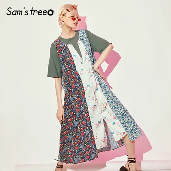 Samstree Vintage Panelled Patchwork Urban Gypsy Women Holiday Dress 2019 Summer Floral Print Bohemia Female Daily Dresses
Samstree Vintage Panelled Patchwork Urban Gypsy Women Holiday Dress 2019 Summer Floral Print Bohemia Female Daily Dresses