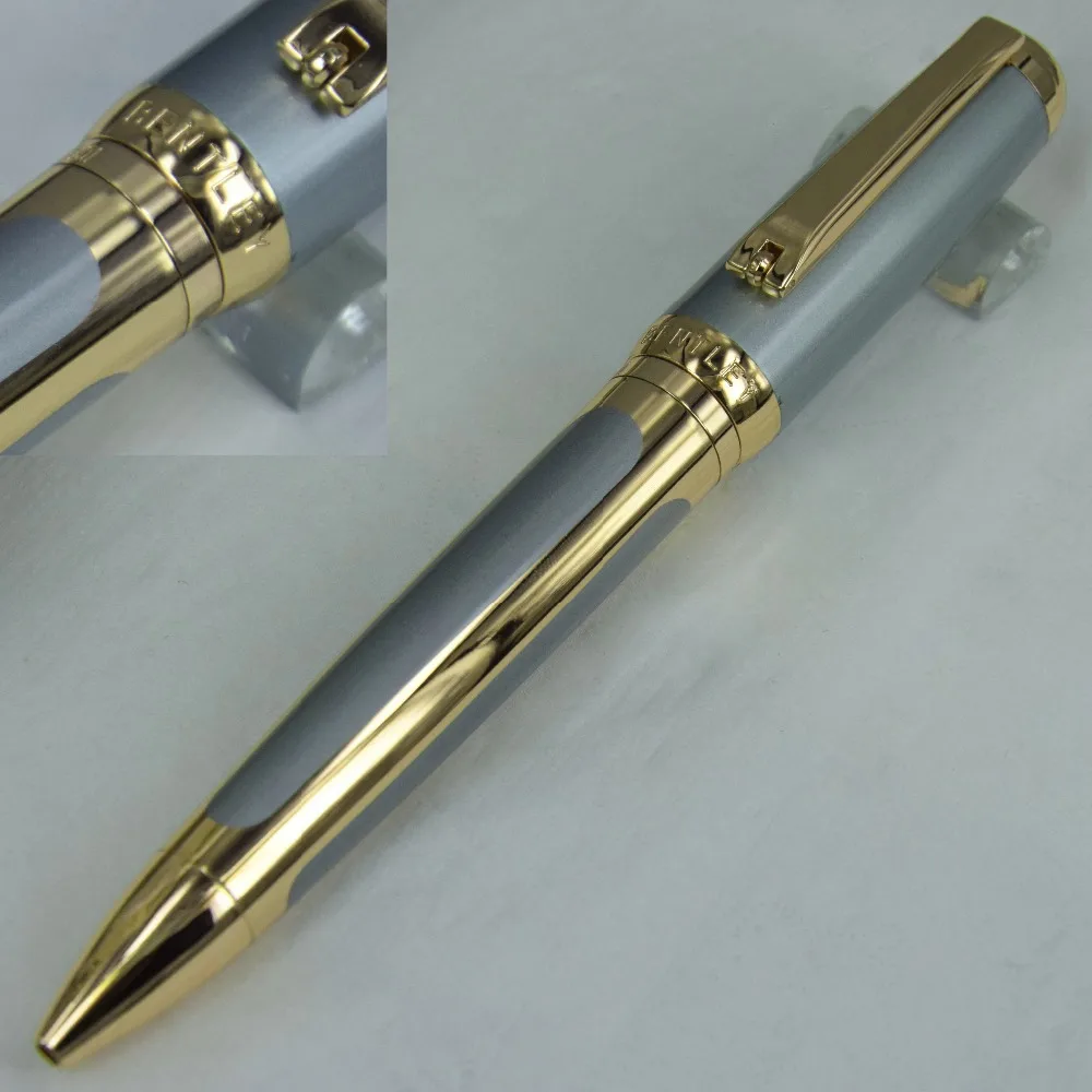 Free Shipping bentley Golden Clip Grey Color Ballpoint Pen Luxury Pen-- No Box Free Shipping bentley Golden Clip Grey Color Ballpoint Pen Luxury Pen-- No Box<br><br>Aliexpress