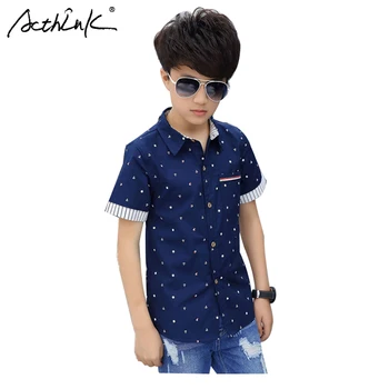 ActhInK New Boys Summer Polka Dots Shirts Short Sleeve Boys Shirts Teenage Boys Cotton Dress Shirts Kids Wedding Shirts For Boys
ActhInK New Boys Summer Polka Dots Shirts Short Sleeve Boys Shirts Teenage Boys Cotton Dress Shirts Kids Wedding Shirts For Boys
