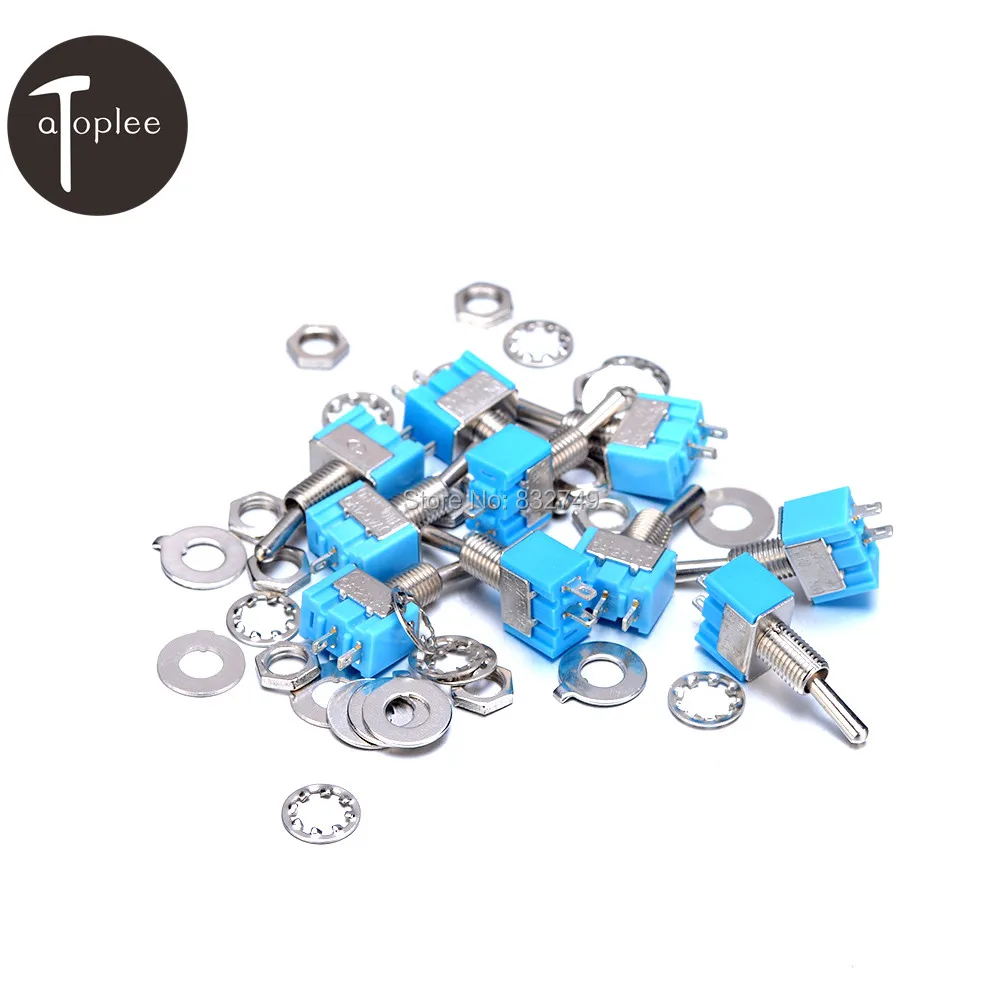 10 PCS MTS-101 2-Pin SPST Touch ON-OFF 6A 125V Toggle Switch Mini Switches For Controlling Circuits Of AC or DV
10 PCS MTS-101 2-Pin SPST Touch ON-OFF 6A 125V Toggle Switch Mini Switches For Controlling Circuits Of AC or DV
