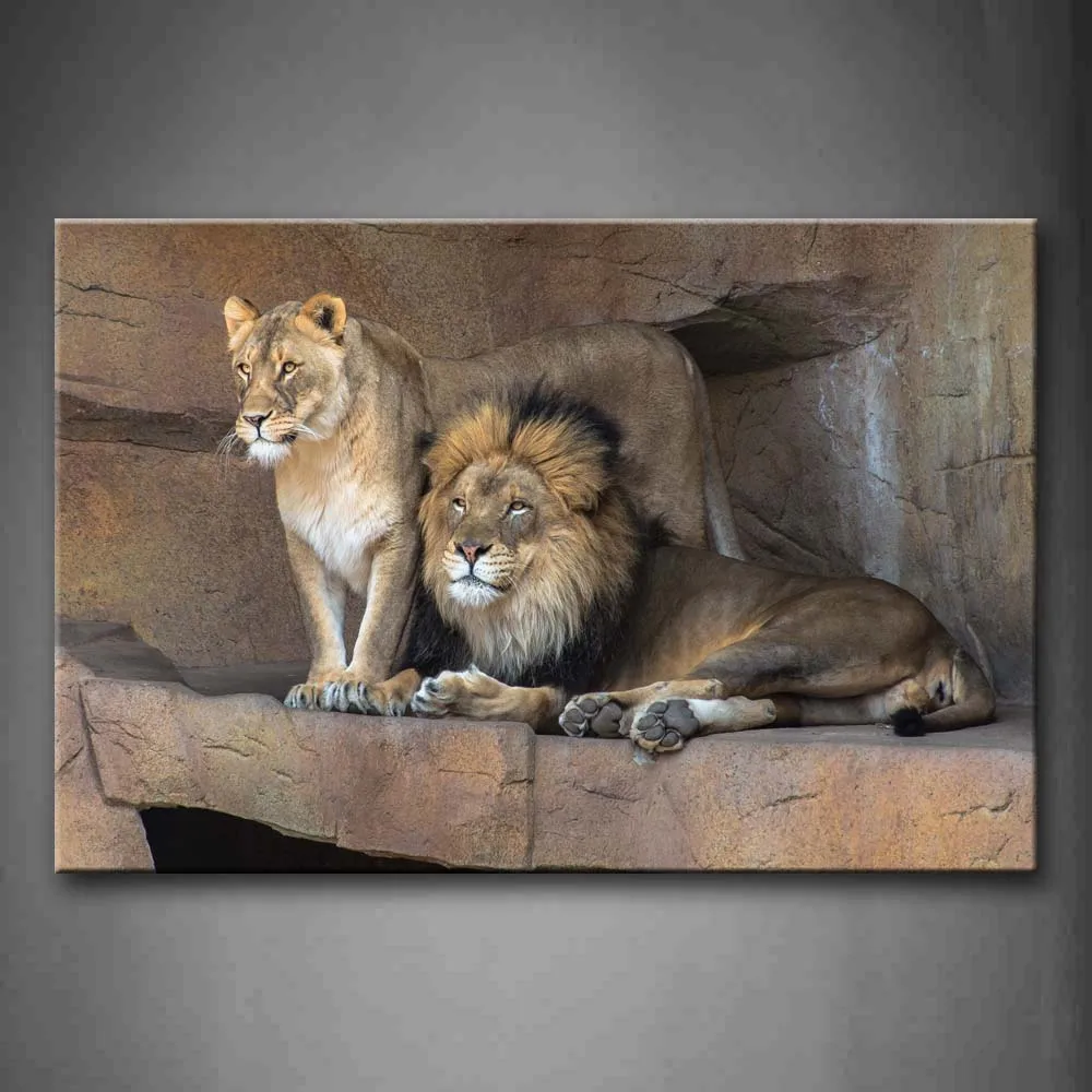Framed Wall Art Pictures Lions Rock Cave Canvas Print Animal Modern Posters With Wooden Frame For Home Living Room Decor
Framed Wall Art Pictures Lions Rock Cave Canvas Print Animal Modern Posters With Wooden Frame For Home Living Room Decor