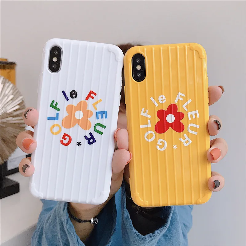 For IPhone Xr Case Fresh Flower Luggage Suitcase Cover for IPhone X 7 8 6 6s Plus Xs Max Glossy Soft TPU Silicon Case Fundas
For IPhone Xr Case Fresh Flower Luggage Suitcase Cover for IPhone X 7 8 6 6s Plus Xs Max Glossy Soft TPU Silicon Case Fundas