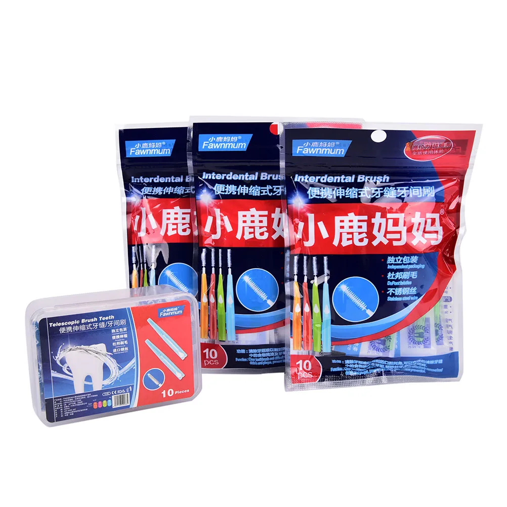 10Pcs 0.7 0.8 1.0 1.2mm Push-pull Interdental Brush Orthodontic Dental Cleaning Brushes Adults Gums Toothpick Massage
10Pcs 0.7 0.8 1.0 1.2mm Push-pull Interdental Brush Orthodontic Dental Cleaning Brushes Adults Gums Toothpick Massage