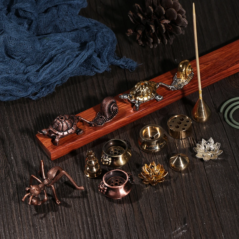 1PC Mini Cafe Ornament Buddhism Gadgets Ash Catcher Joss-stick Inserted Incense Holder Copper Censer Home Decoration
1PC Mini Cafe Ornament Buddhism Gadgets Ash Catcher Joss-stick Inserted Incense Holder Copper Censer Home Decoration