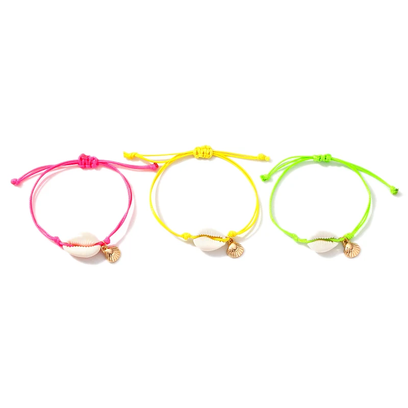 3Pcs Braided Leather Yellow&Green&Pink Bracelet For Women Natural Shell&Clam Shell Charm Multilayer Bracelets & Bangles
3Pcs Braided Leather Yellow&Green&Pink Bracelet For Women Natural Shell&Clam Shell Charm Multilayer Bracelets & Bangles