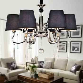 LED Modern Chandelier Light Deep Blue Fabric Lampshade Chandelier Lamps Indoor Lighting Fixture Living Room Lights Metal Design
LED Modern Chandelier Light Deep Blue Fabric Lampshade Chandelier Lamps Indoor Lighting Fixture Living Room Lights Metal Design